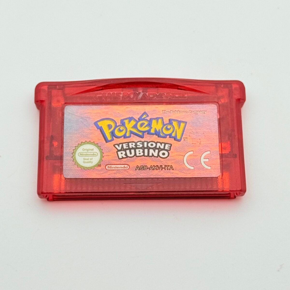 POKÉMON RUBINO GAME BOY - ORIGINALE ITALIANO -BATTERIA NUOVA- ADESIVO PERFETTO