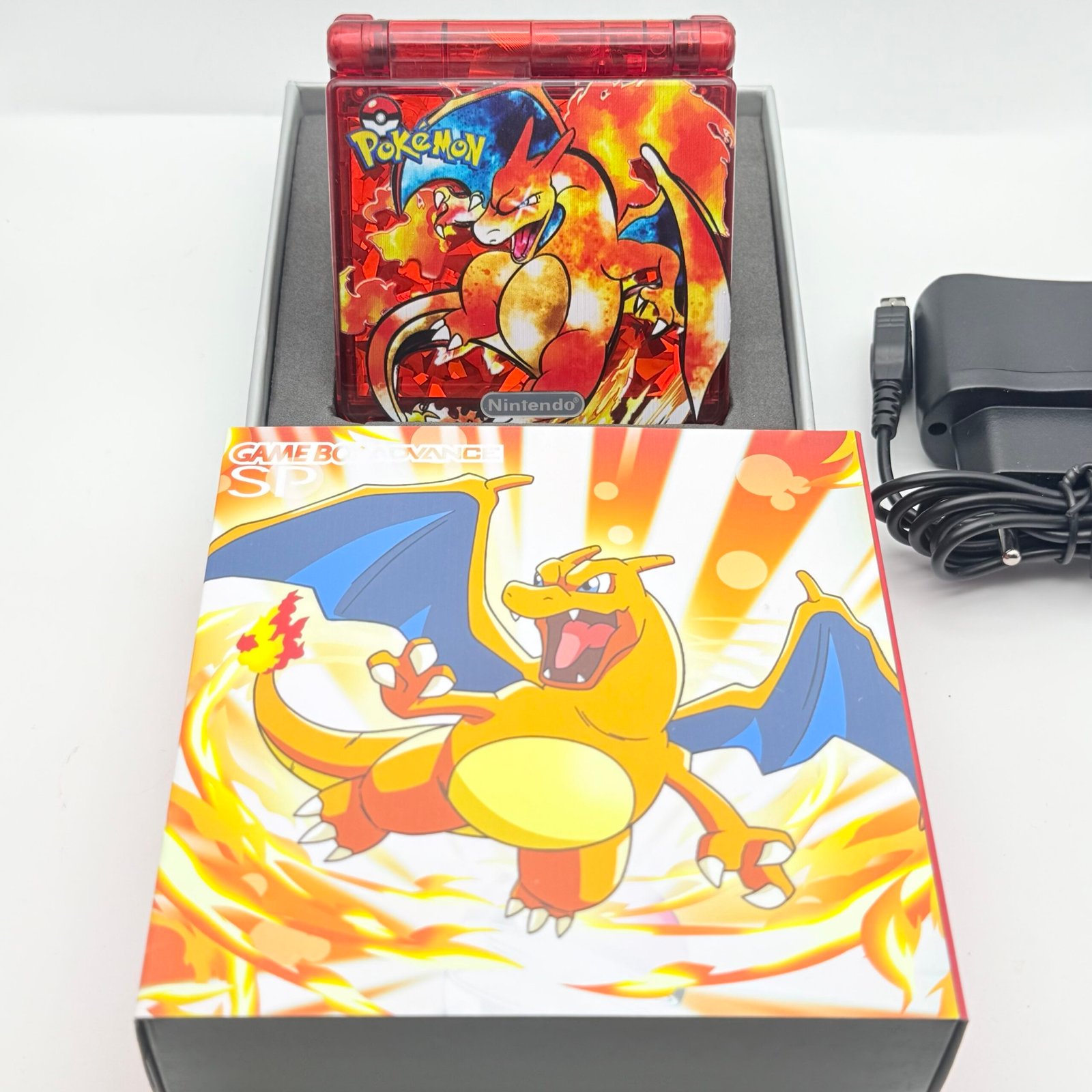 Game Boy Advance SP - IPS V4 - Charizard Holo