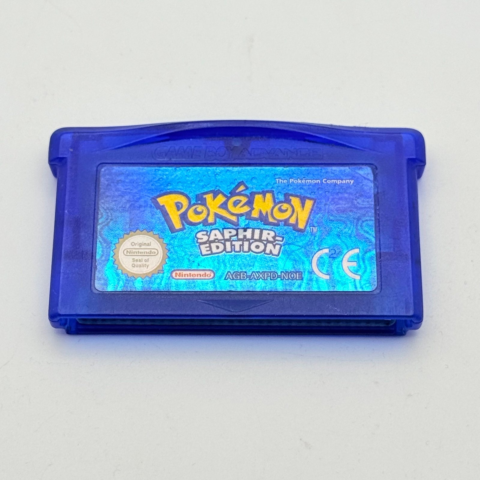 🇩🇪 POKÉMON SAPHIR EDITION - GAME BOY - ORIGINAL NOE - DEUTSCH - NEUE BATTERIE