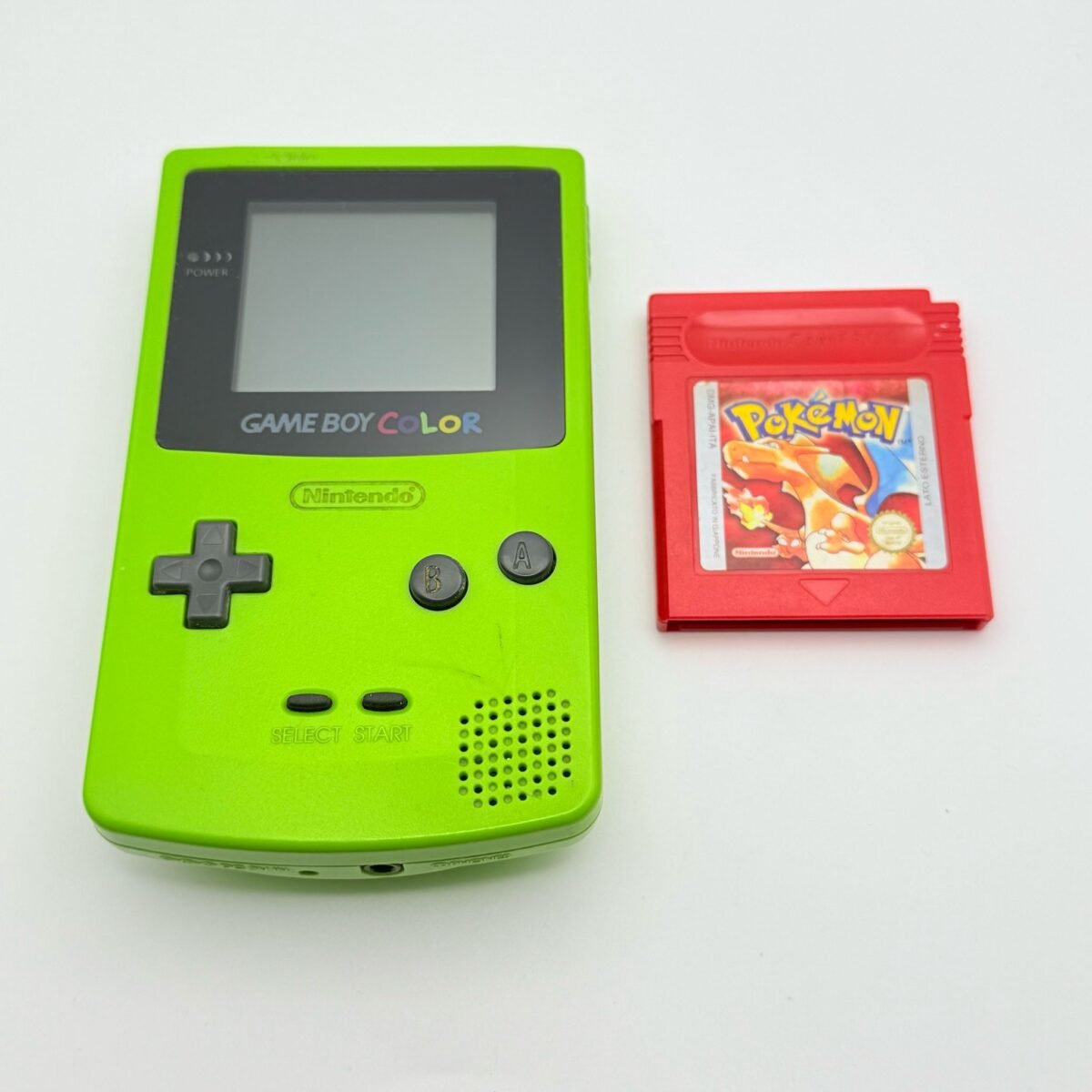 NINTENDO GAME BOY COLOR + POKÉMON ROSSO ORIGINALE ITA - SALVATAGGI FUNZIONANTI