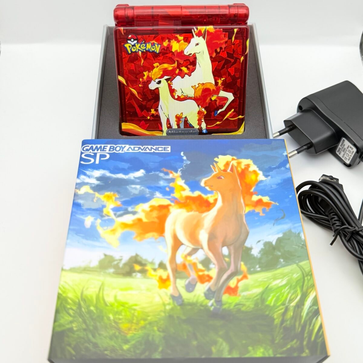 Game Boy Advance SP - IPS V4 - Pokémon Ponyta e Rapidash