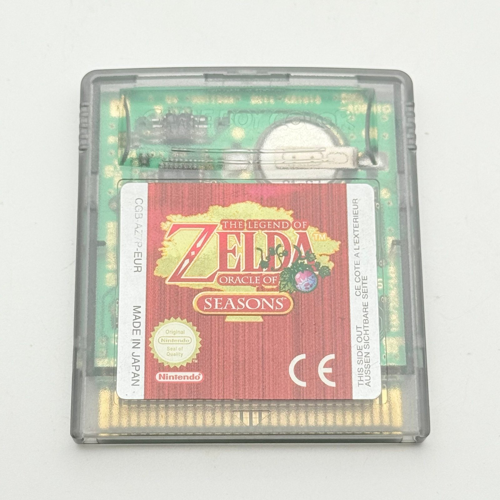 THE LEGEND OF ZELDA ORACLE OF SEASONS - GAME BOY - ORIGINALE PAL - BATTERIA NUOVA
