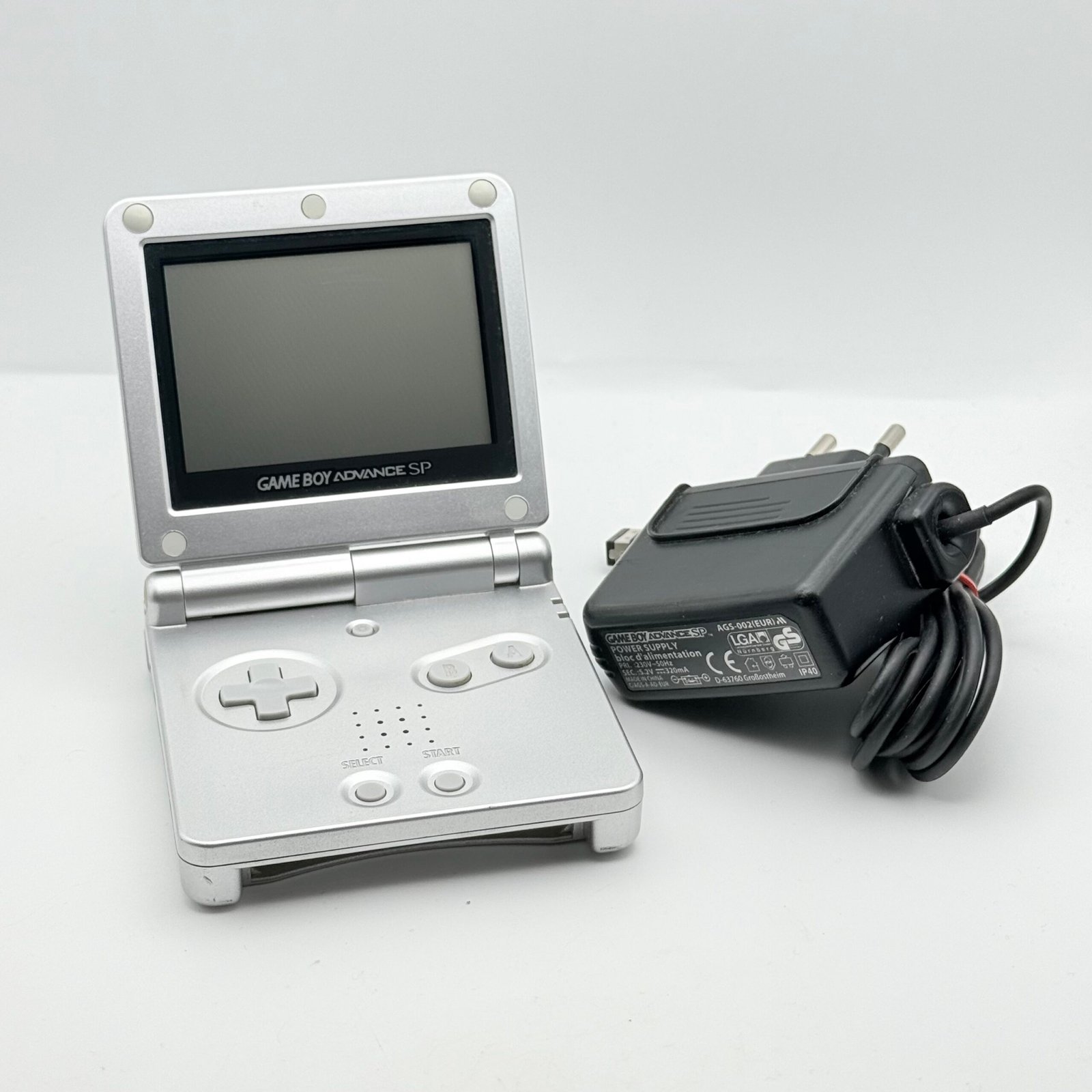NINTENDO GAME BOY ADVANCE SP GRIGIO 100% ORIGINALE + CARICATORE - FANTASTICO