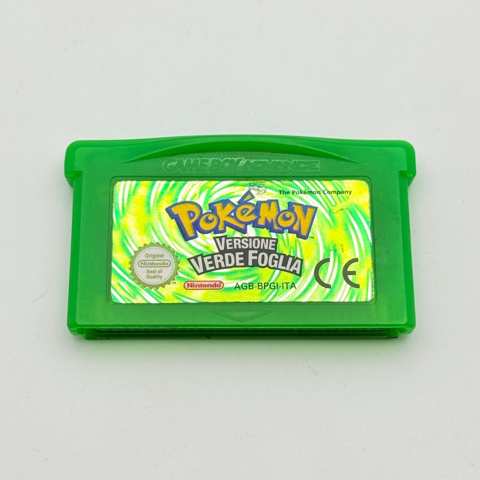 POKEMON VERDE FOGLIA GAME BOY ORIGINALE ITA - 100%FUNZIONANTE - ADESIVO OTTIMO