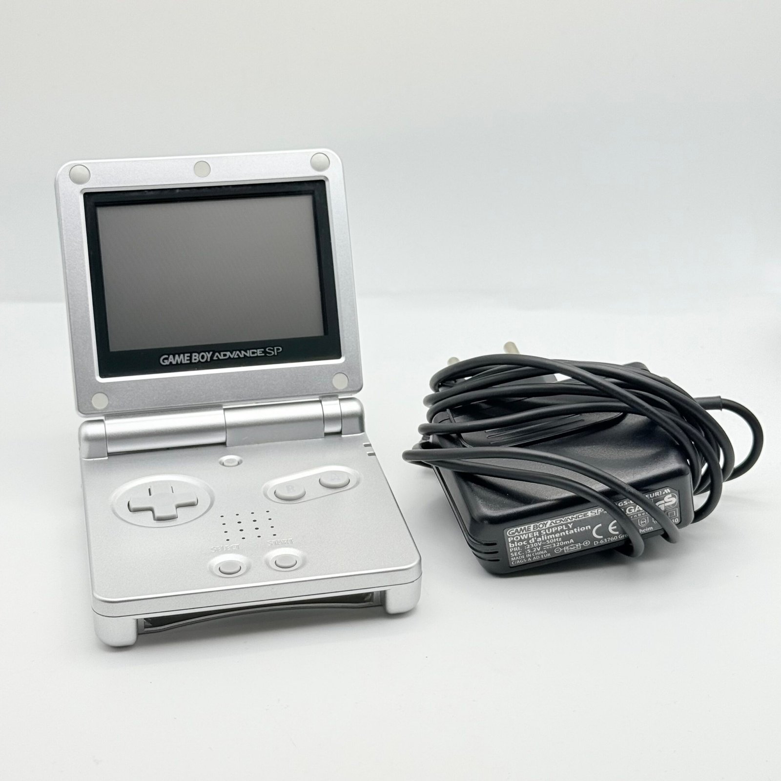 NINTENDO GAME BOY ADVANCE SP GRIGIO 100% ORIGINALE + CARICATORE - FANTASTICO