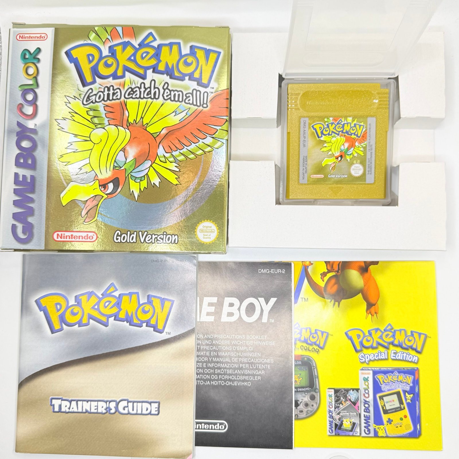POKEMON GOLD GAME BOY - 100% ORIGINAL 100% ENGLISH - BOXED - FANTASTIC !!