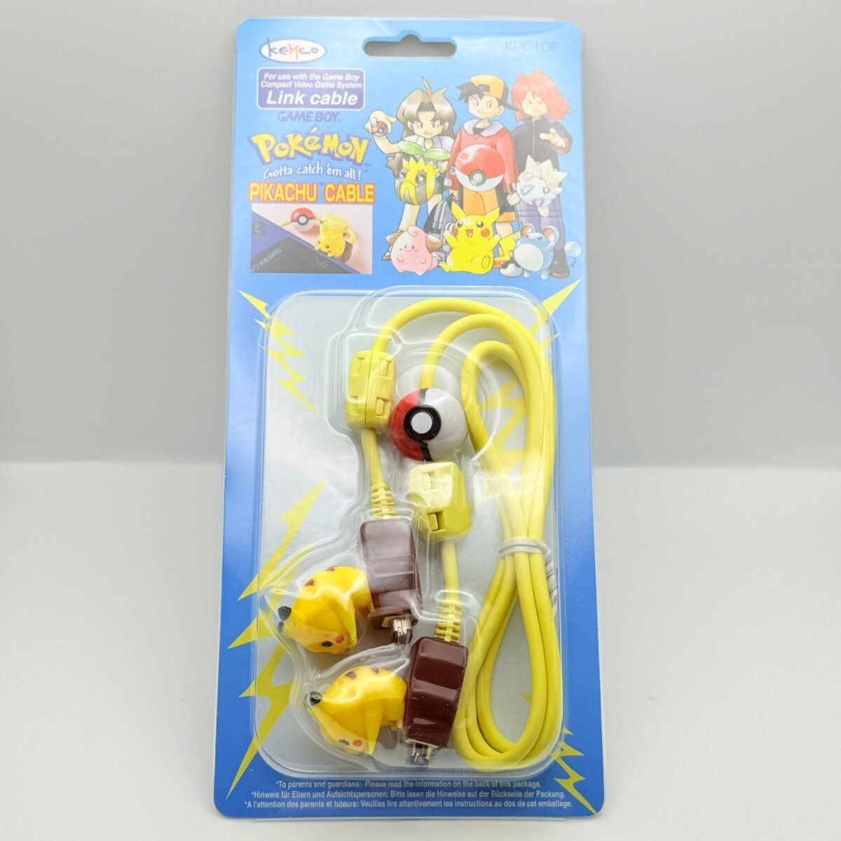CAVO LINK PIKACHU PER GAME BOY COLOR O POCKET - ORIGINALE NINTENDO DEL 2001