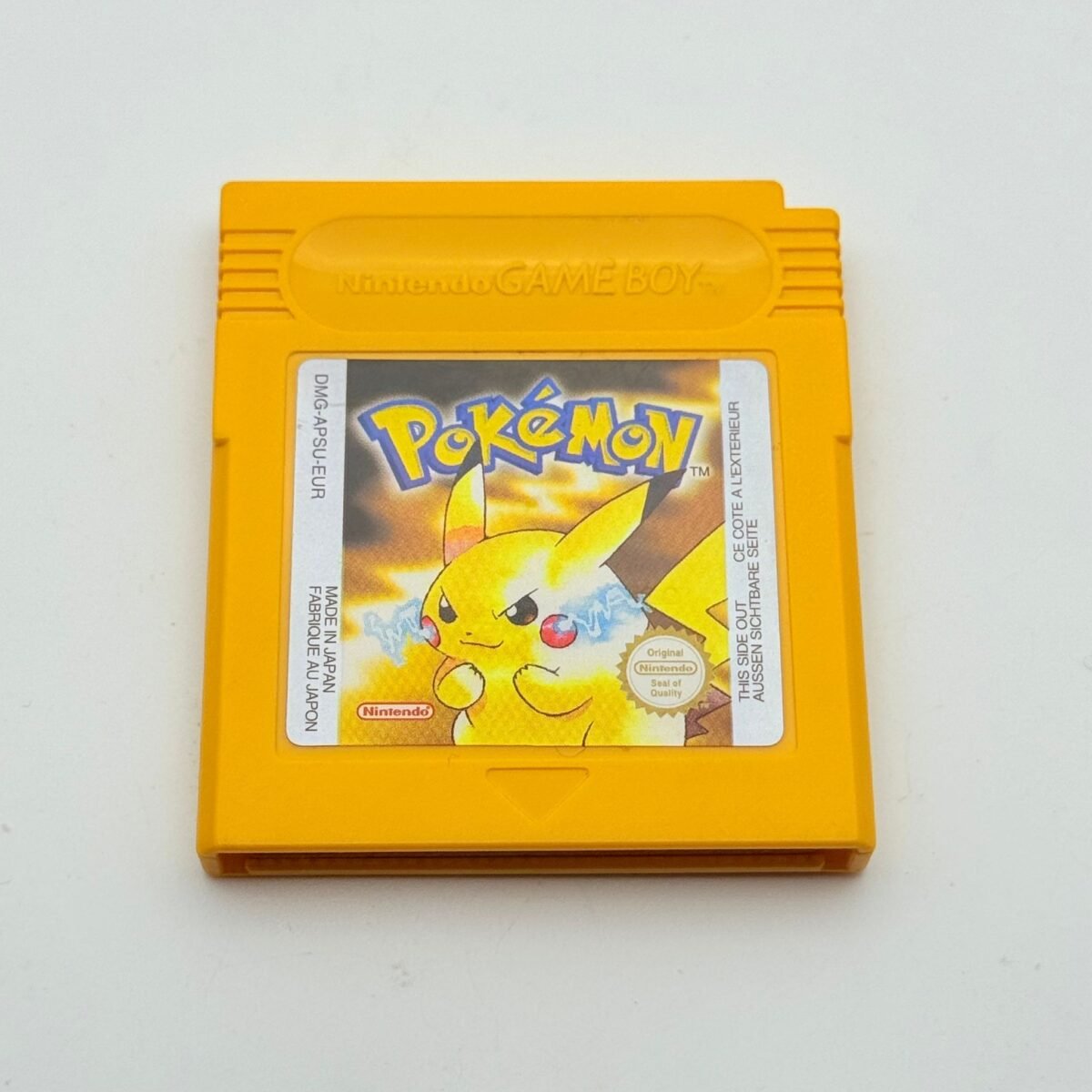🇬🇧 POKÉMON YELLOW - GAME BOY - 100% ORIGINALE PAL EUR - NEW BATTERY - 100% ENGLISCH