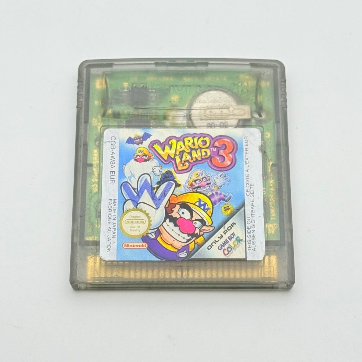 WARIO LAND 3 - GAME BOY - ORIGINALE - BATTERIA INTERNA NUOVA - ADESIVO OTTIMO