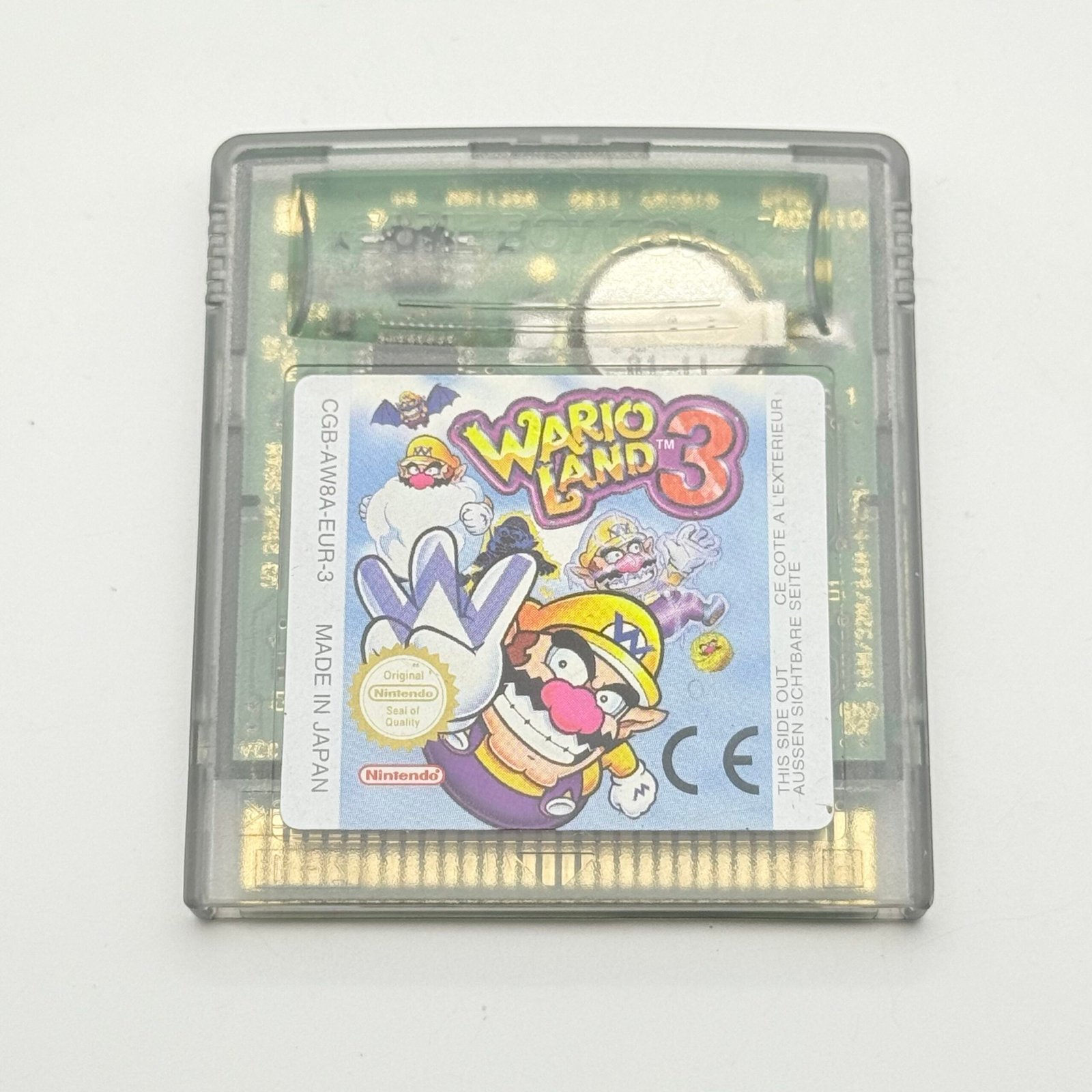 WARIO LAND 3 - GAME BOY - ORIGINALE - BATTERIA INTERNA NUOVA - ADESIVO OTTIMO