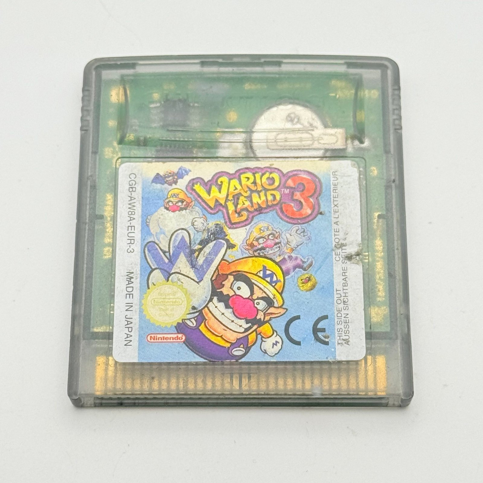 WARIO LAND 3 - GAME BOY - ORIGINALE - BATTERIA INTERNA NUOVA - ADESIVO MEDIO