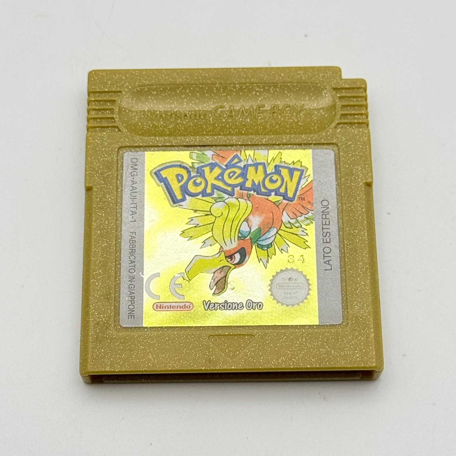 POKÉMON ORO GAME BOY - ORIGINALE ITA - BATTERIA NUOVA - ADESIVO OTTIMO