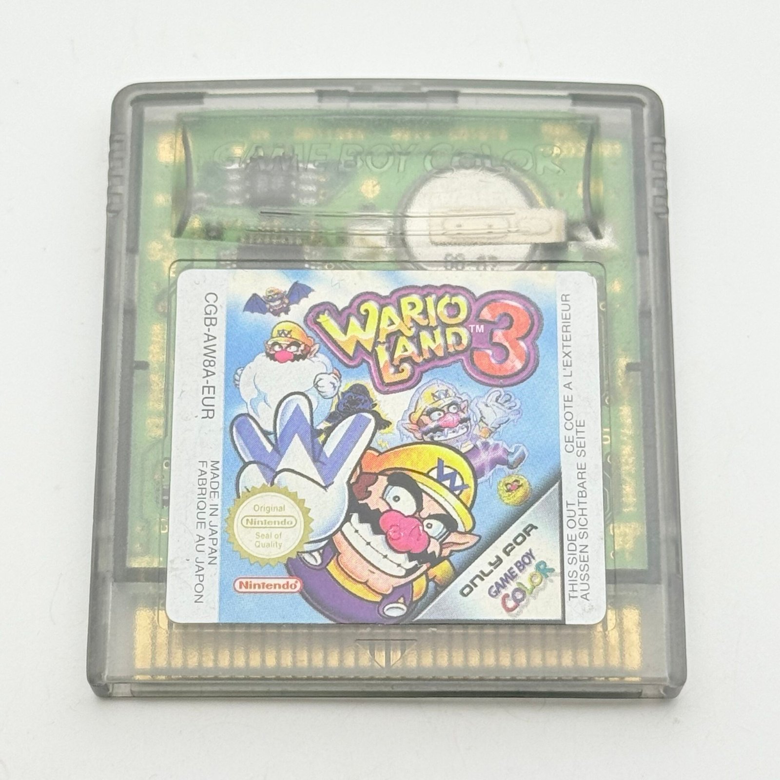 WARIO LAND 3 - GAME BOY - ORIGINALE - BATTERIA INTERNA NUOVA - ADESIVO OTTIMO
