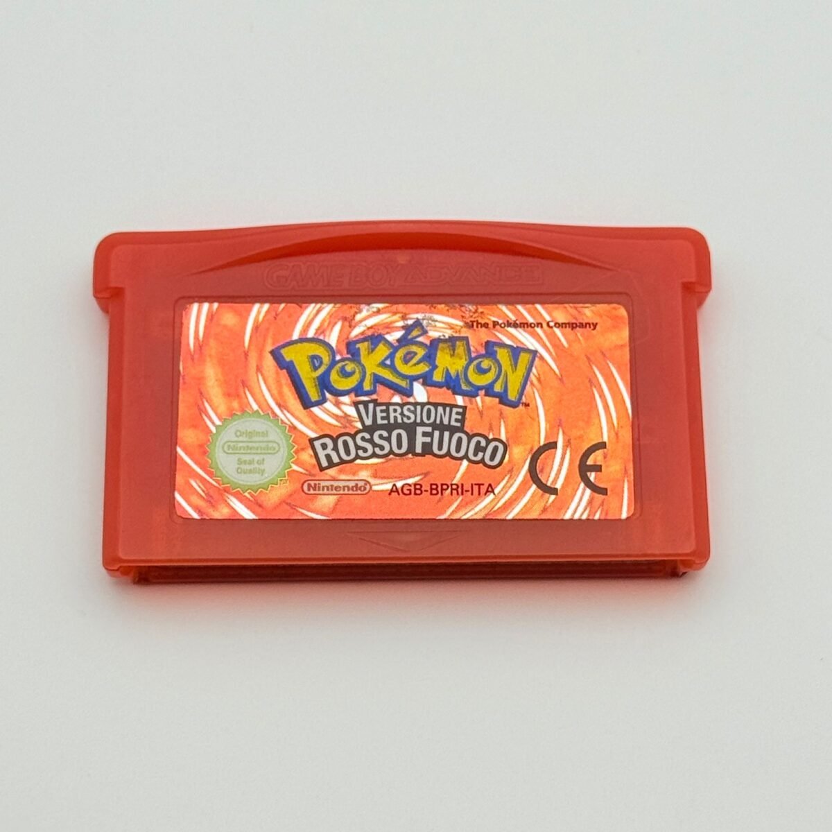 POKÉMON ROSSO FUOCO GAME BOY -ORIGINALE ITALIANO -FUNZIONANTE - ADESIVO OTTIMO