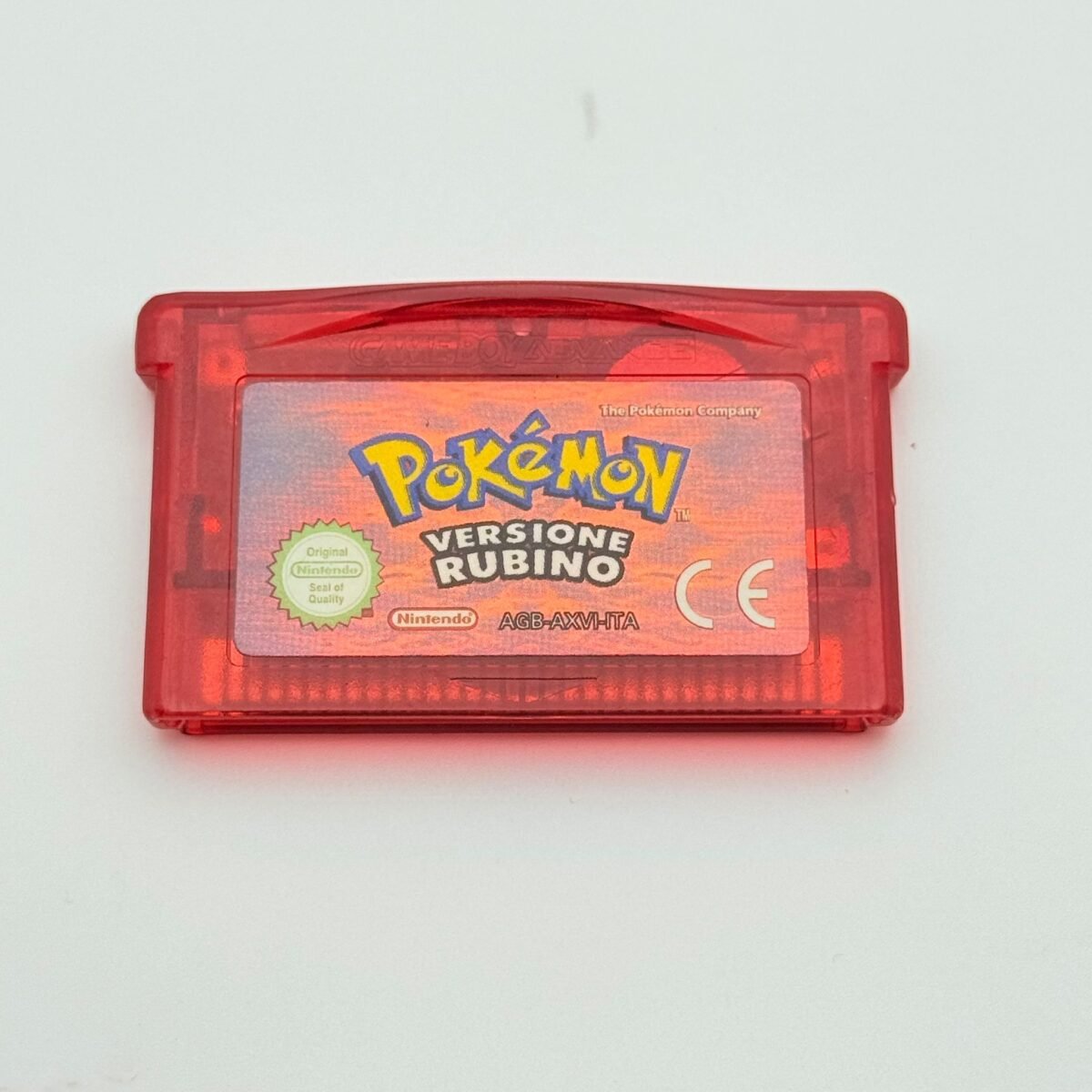 POKÉMON RUBINO GAME BOY - ORIGINALE ITALIANO -BATTERIA NUOVA- ADESIVO PERFETTO