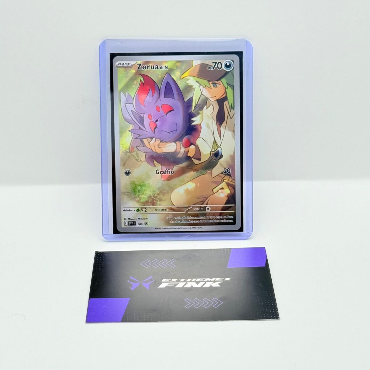CARTA POKEMON CARD - ZORUA DI N - ITA - 189 PROMO ETB AVVENTURE INSIEME