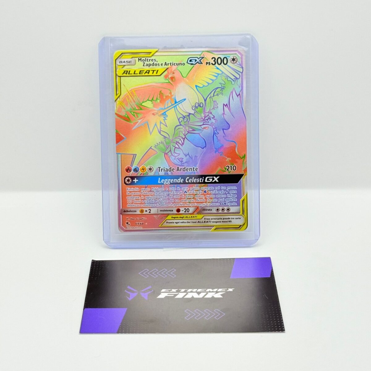 CARTA POKEMON - MOLTRE ZAPDOS ARTICUNO EX 69/68 HYPER ALLEATI - ITA - NEAR MINT