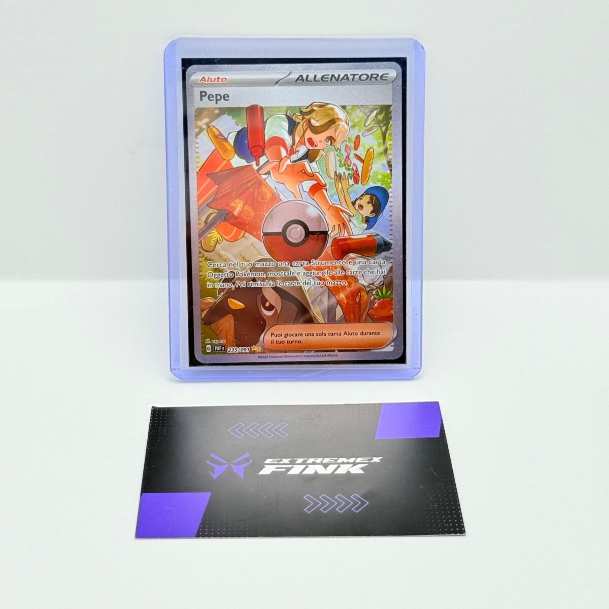 CARTA POKEMON - ALLENATORE PEPE 235/091 - DESTINO DI PLADEA - ITA - NEAR MINT