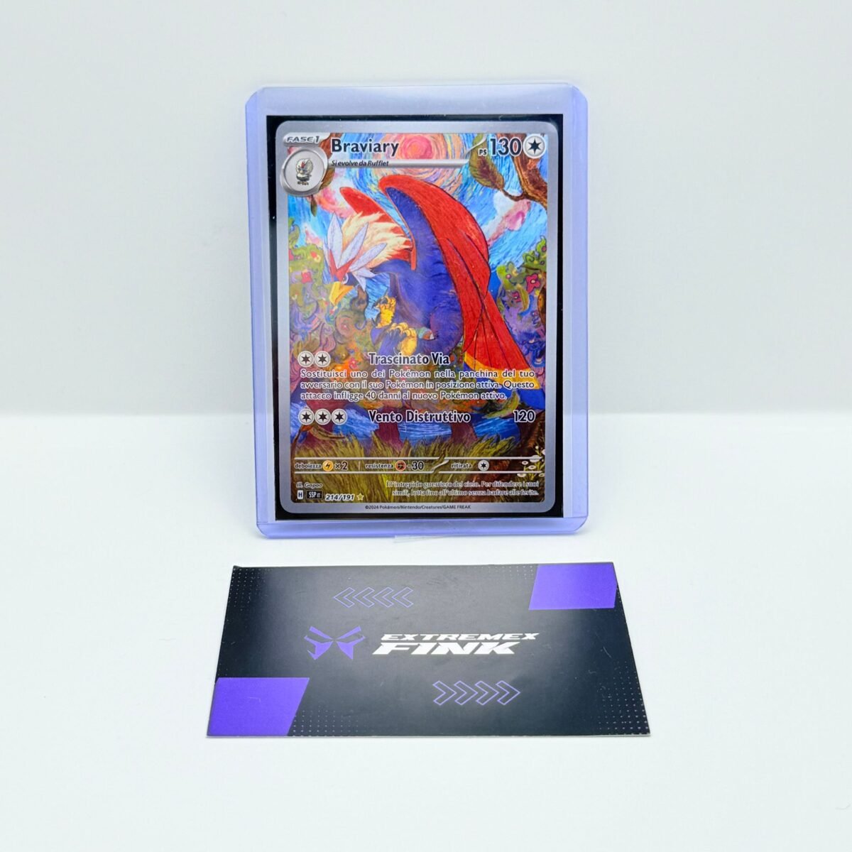 CARTA POKEMON - BRAVIARY 214/191 - SCINTILLE FOLGORANTI - ITA - NEAR MINT