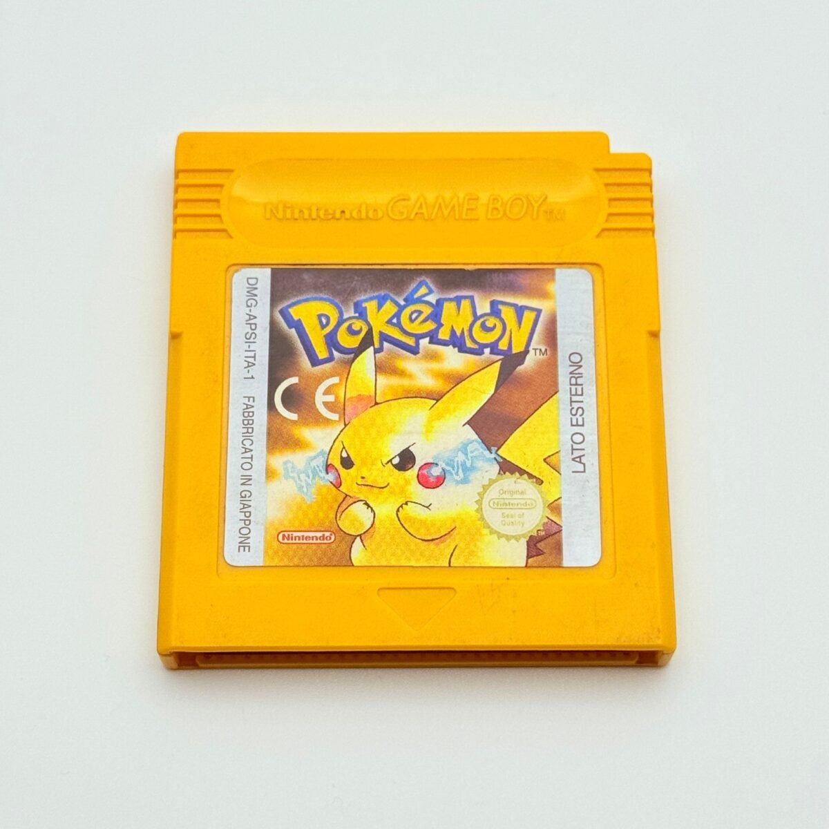 POKÉMON GIALLO GAME BOY - ORIGINALE ITALIANO - BATTERIA ORIGINALE OK - ADESIVO OTTIMO