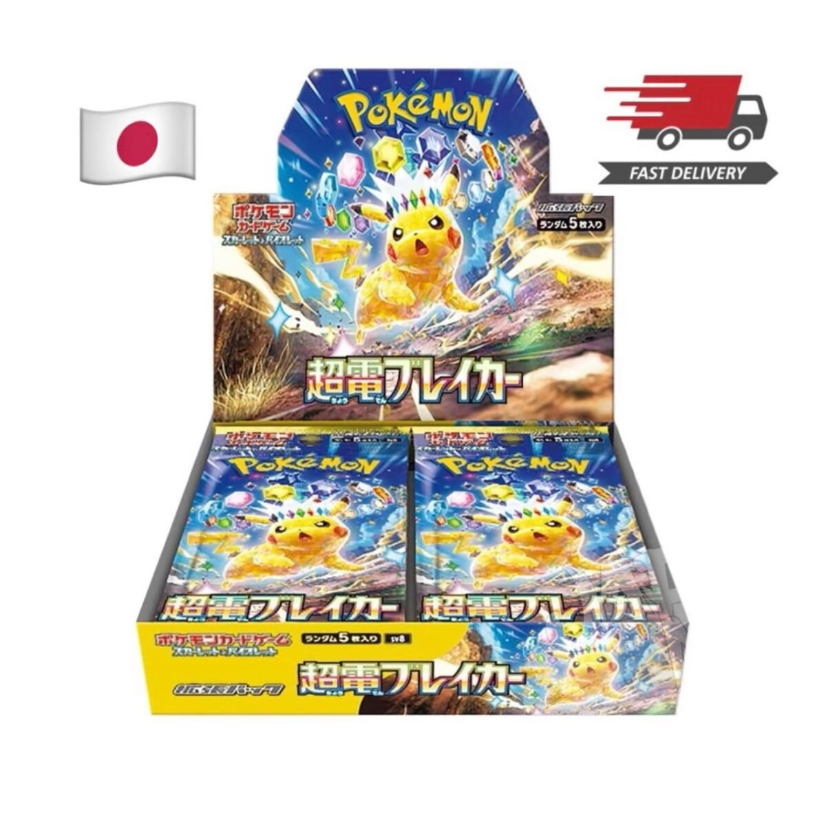 🇯🇵 POKEMON - SUPER ELECTRIC BREAKER - JAP - NUOVO - SIGILLATO - BOX DA 30 BUSTE