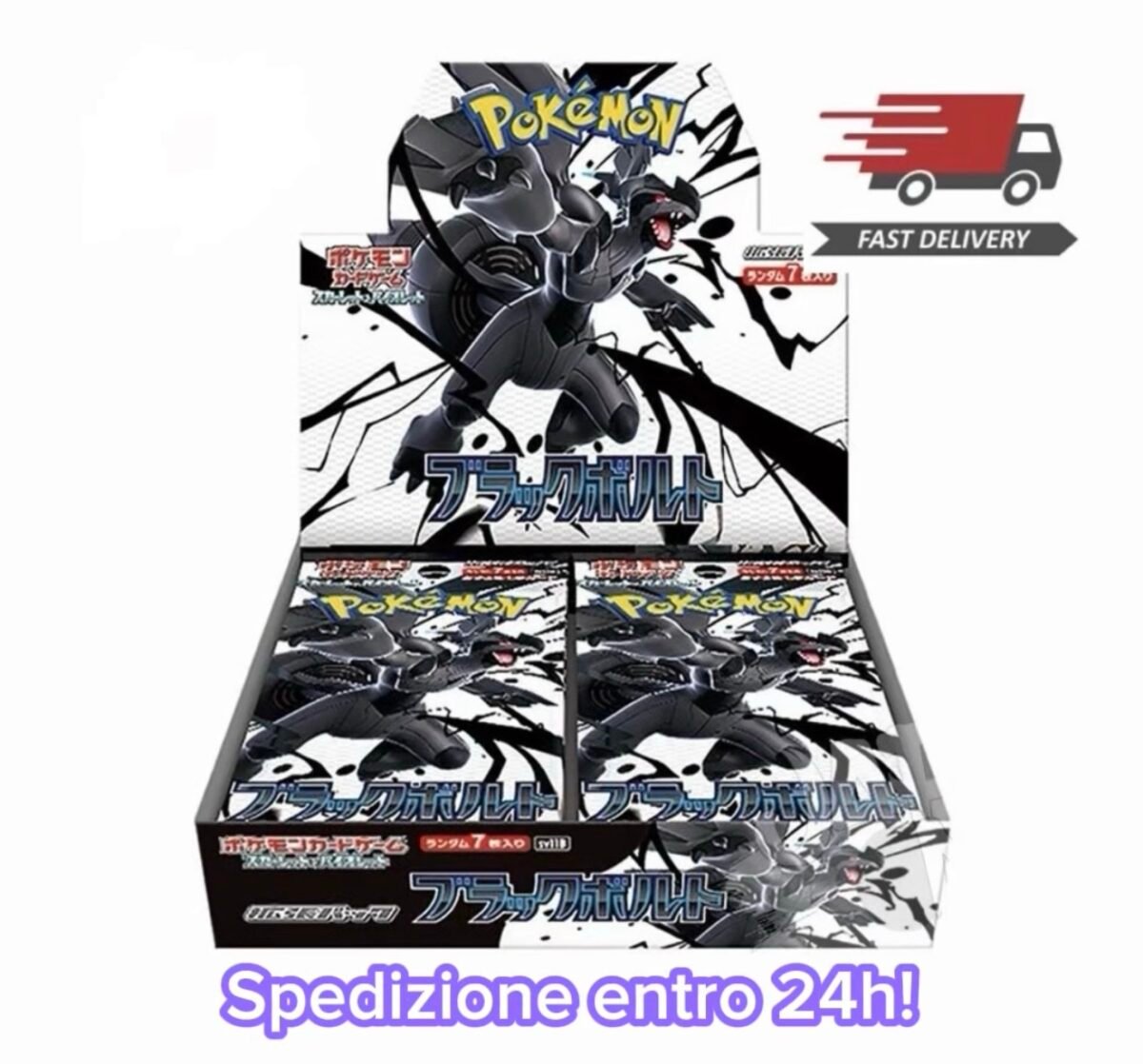 POKEMON - BLACK BOLT sv11B - BOX DA 20 - JAP - NUOVO - SEALED + PROTEZIONE