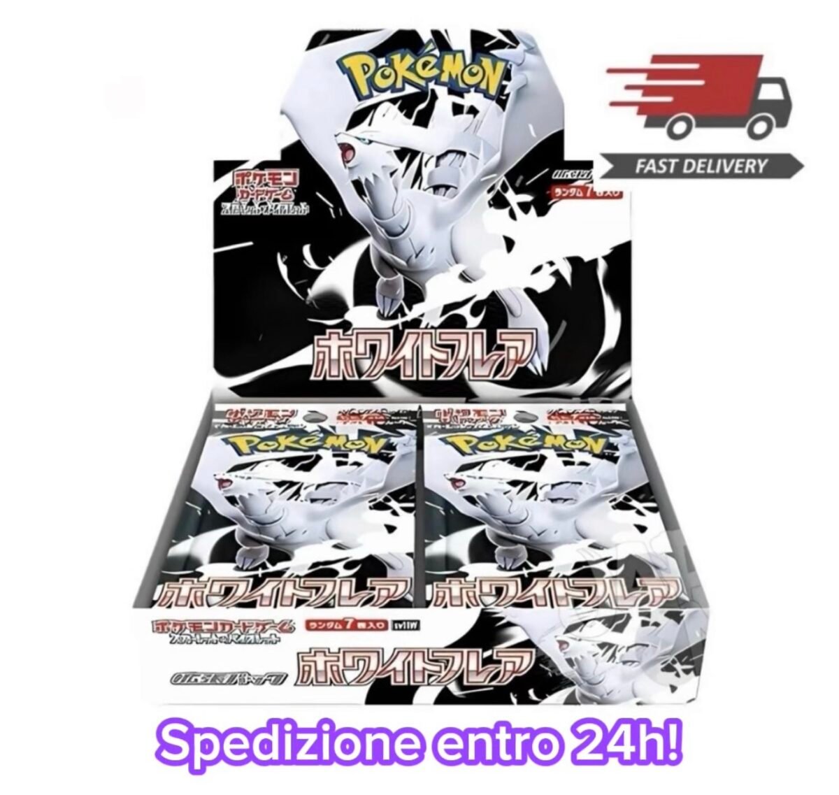 POKEMON - WHITE FLARE sv11W - BOX DA 20 - JAP - NUOVO - SEALED + PROTEZIONE