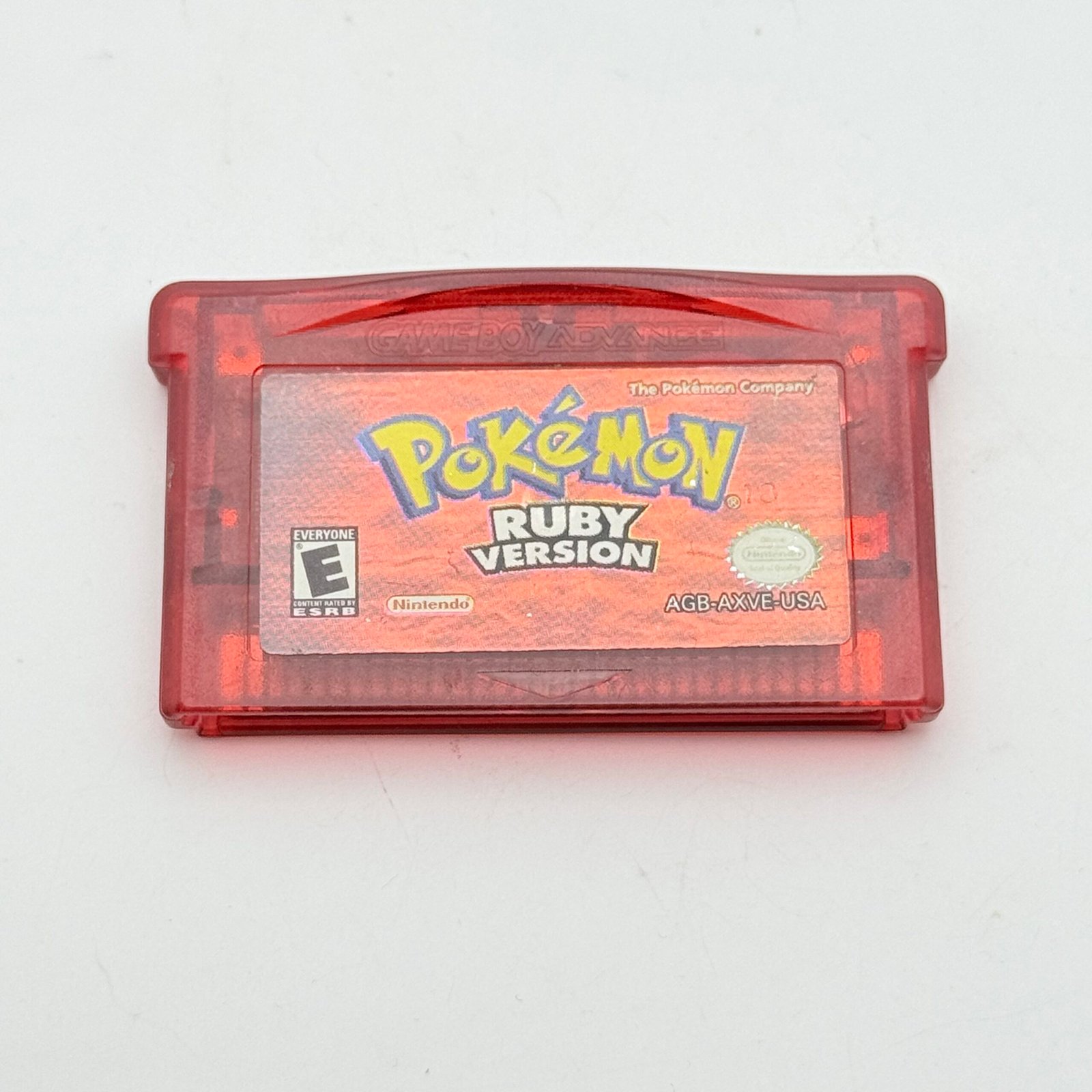 POKÉMON RUBY - GAME BOY - GBA - 100% ORIGINALE USA - NEW BATTERY - ENGLISH