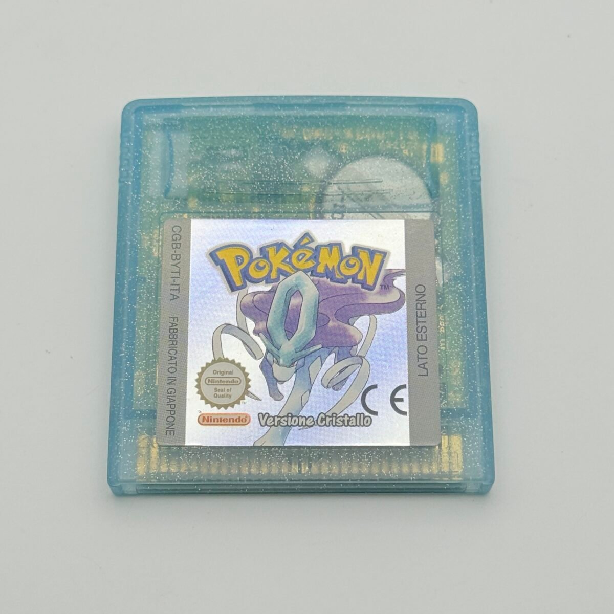 POKÉMON CRISTALLO 100% ORIGINALE E ITALIANO - BATTERIA NUOVA - ADESIVO PERFETTO