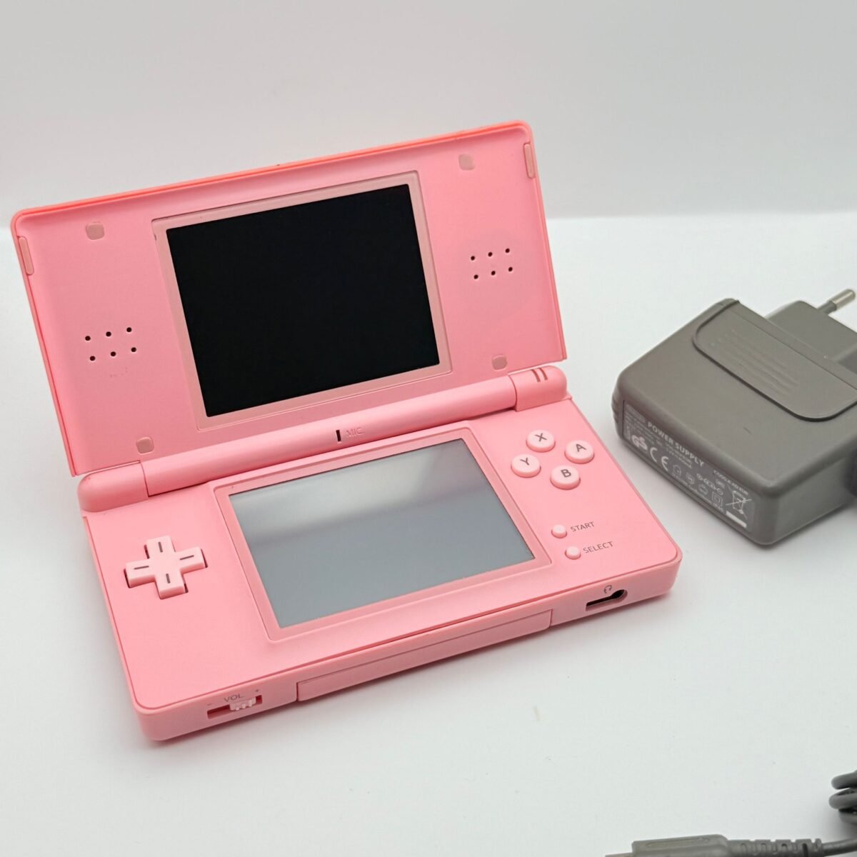 NINTENDO DS LITE ROSA - RICONDIZIONATO - SCOCCA NUOVA + CARICATORE ORIGINALE