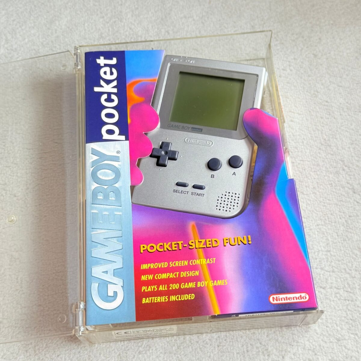 NINTENDO GAME BOY POCKET GRIGIO - 100% ORIGINALE - BOXATO - IMPORT USA - ITALIA
