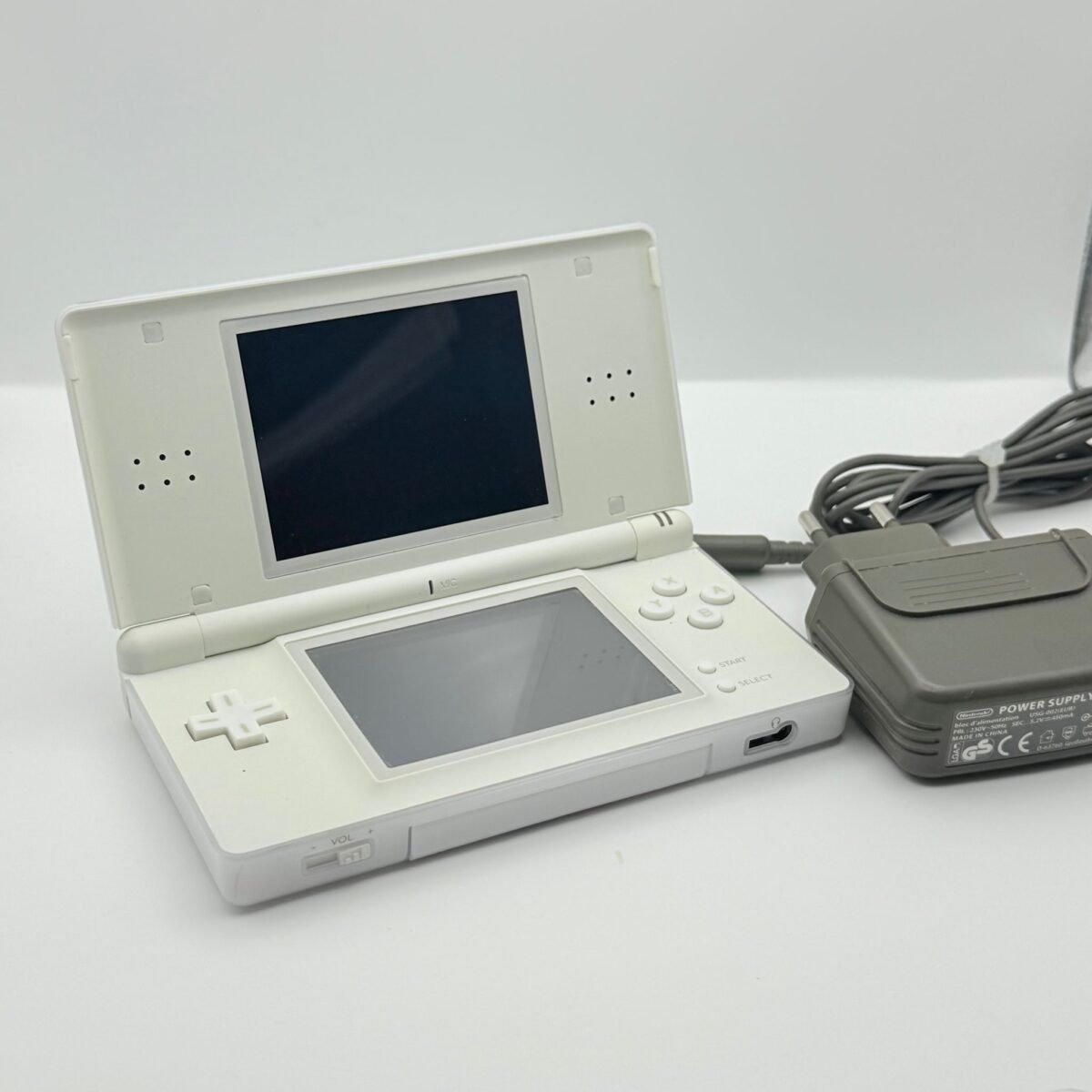 NINTENDO DS LITE BIANCO - RICONDIZIONATO - SCOCCA NUOVA + CARICATORE ORIGINALE