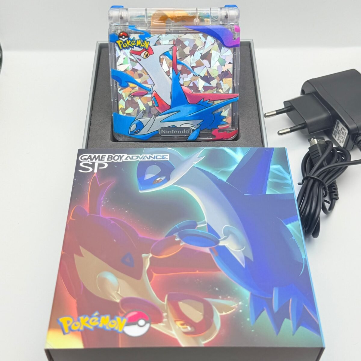 Game Boy Advance SP - IPS V4 - Pokémon Latias e Latios Holo