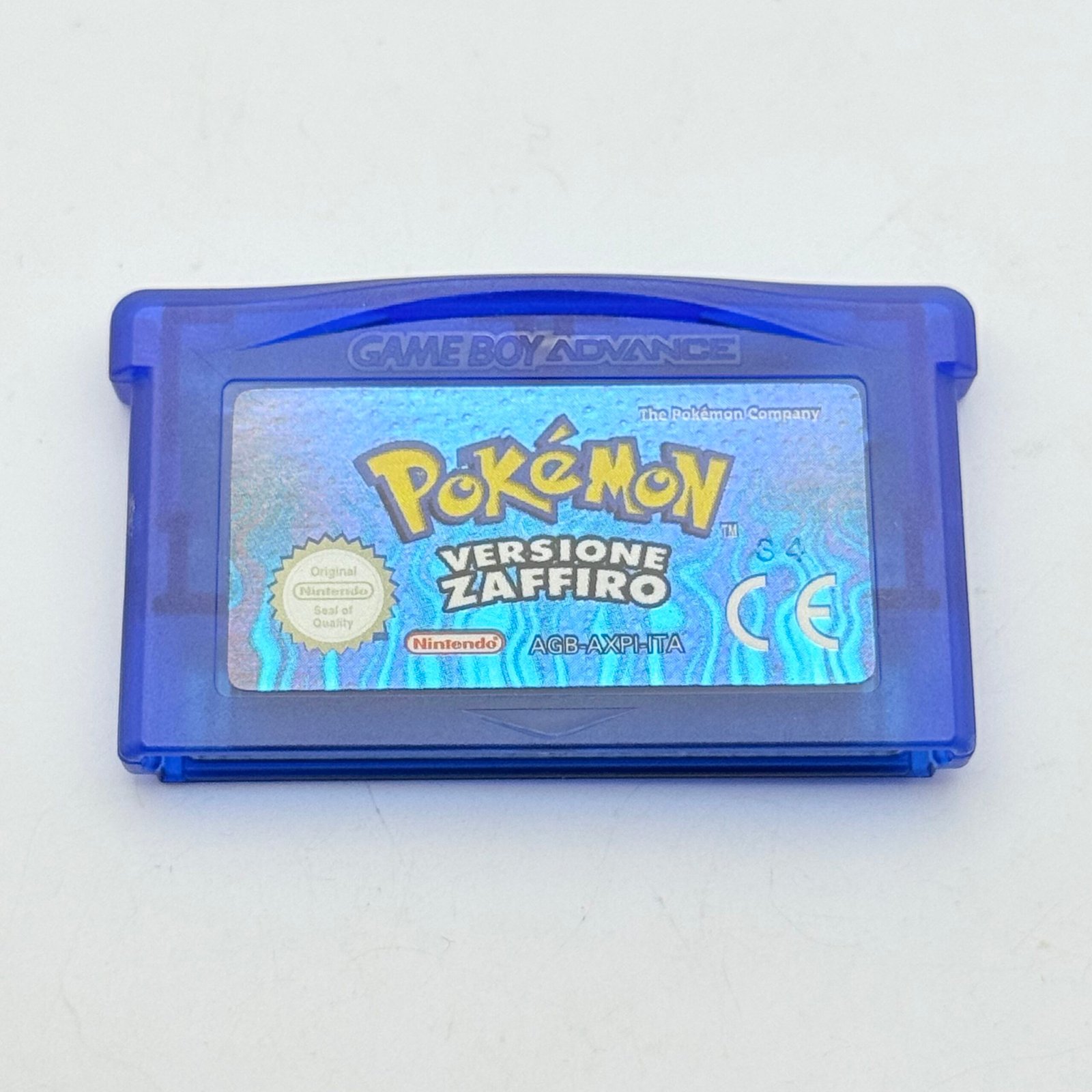 POKÉMON ZAFFIRO GAME BOY - ORIGINALE ITALIANO -BATTERIA NUOVA- ADESIVO PERFETTO