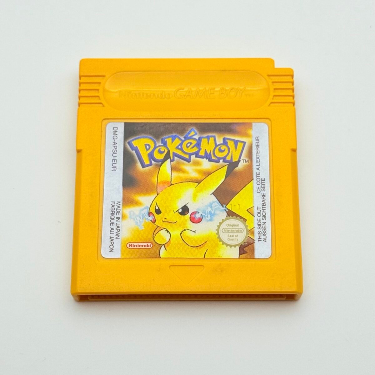 🇬🇧 POKÉMON YELLOW - GAME BOY - 100% ORIGINALE PAL EUR - ORIGINAL BATTERY OK - 100% ENGLISCH