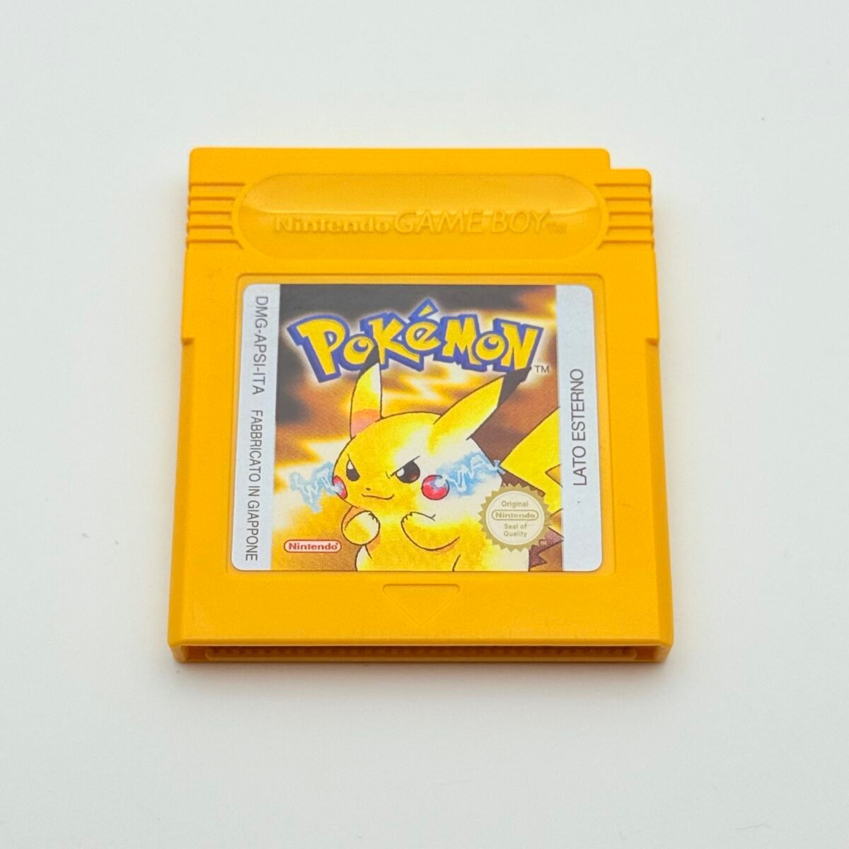 POKEMON GIALLO GAME BOY - ORIGINALE ITA - POKEDEX COMPLETO !! 151/151 - ADESIVO PERFETTO