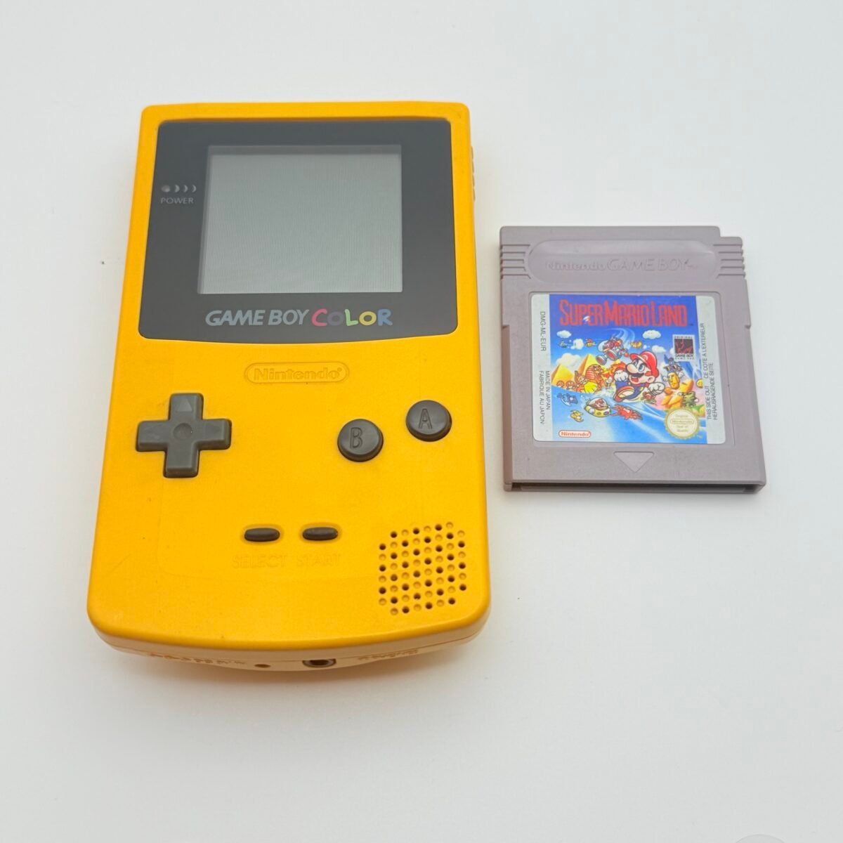 NINTENDO GAME BOY COLOR GIALLO + SUPER MARIO LAND 1 - ORIGINALE PAL EUR