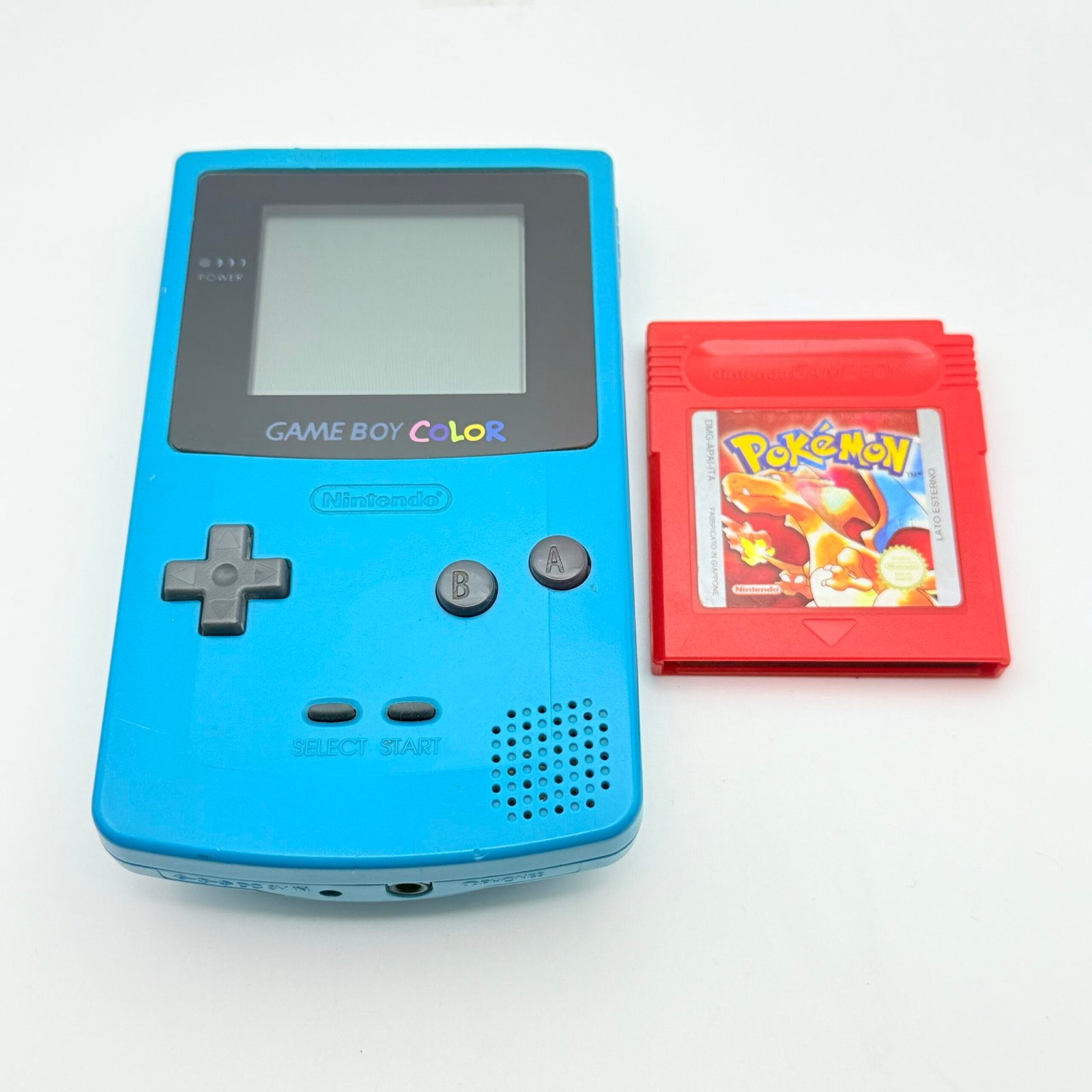 NINTENDO GAME BOY COLOR + POKÉMON ROSSO ORIGINALE ITA - SALVATAGGI FUNZIONANTI
