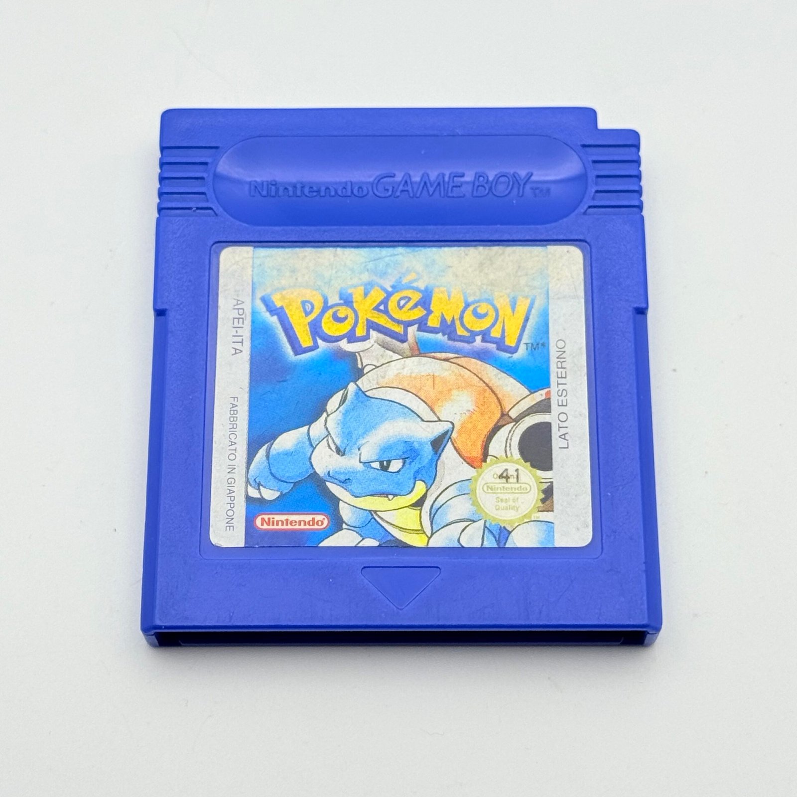 POKÉMON BLU ITA - 100% ORIGINALE - BATTERIA ORIGINALE OK! - ADESIVO MEDIO