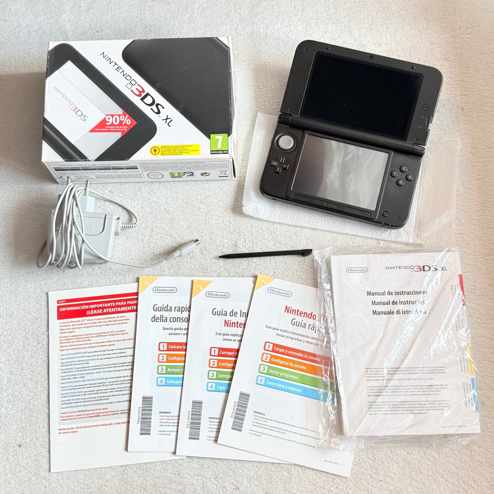 NINTENDO 3DS XL NERO - 100% ORIGINALE - BOXATO - BUON STATO