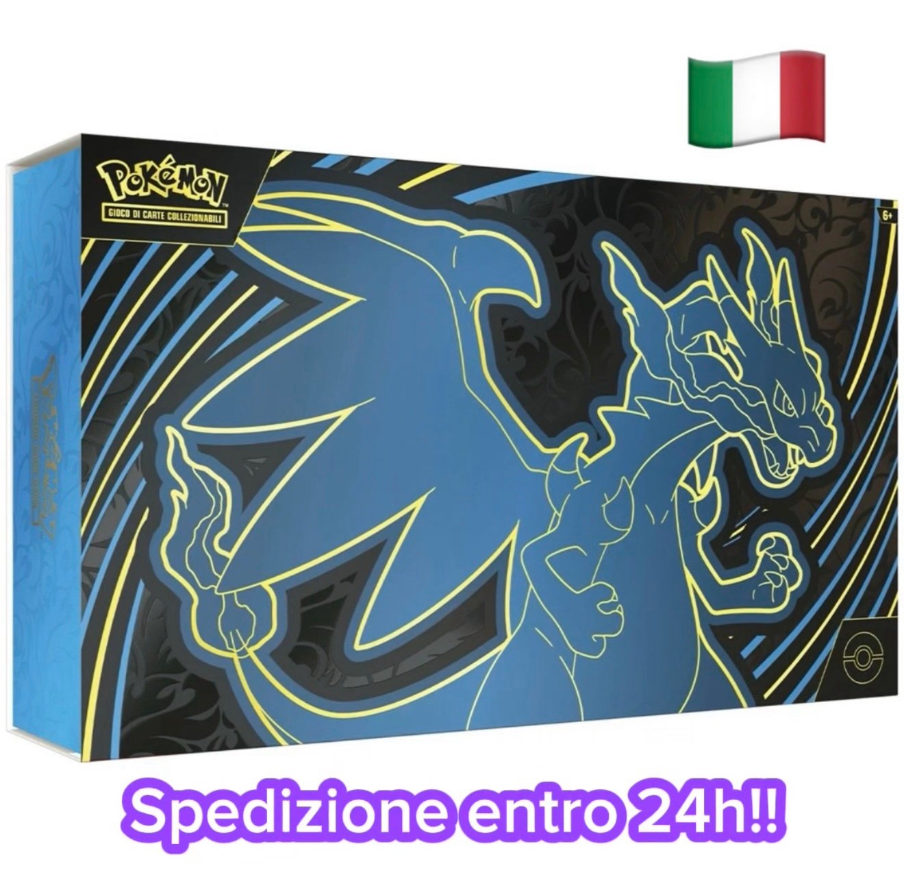 🇮🇹 POKEMON - UPC COLLEZIONE ULTRA PREMIUM CHARIZARD EX - ITA - SEALED