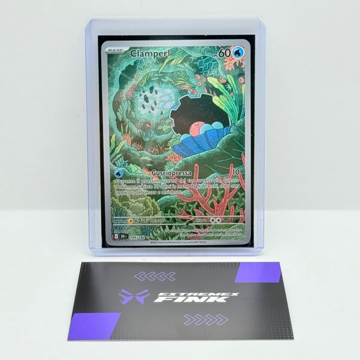 CARTA POKEMON CARD - CLAMPERL 195/182 - ITA - RIVALI PREDESTINATI