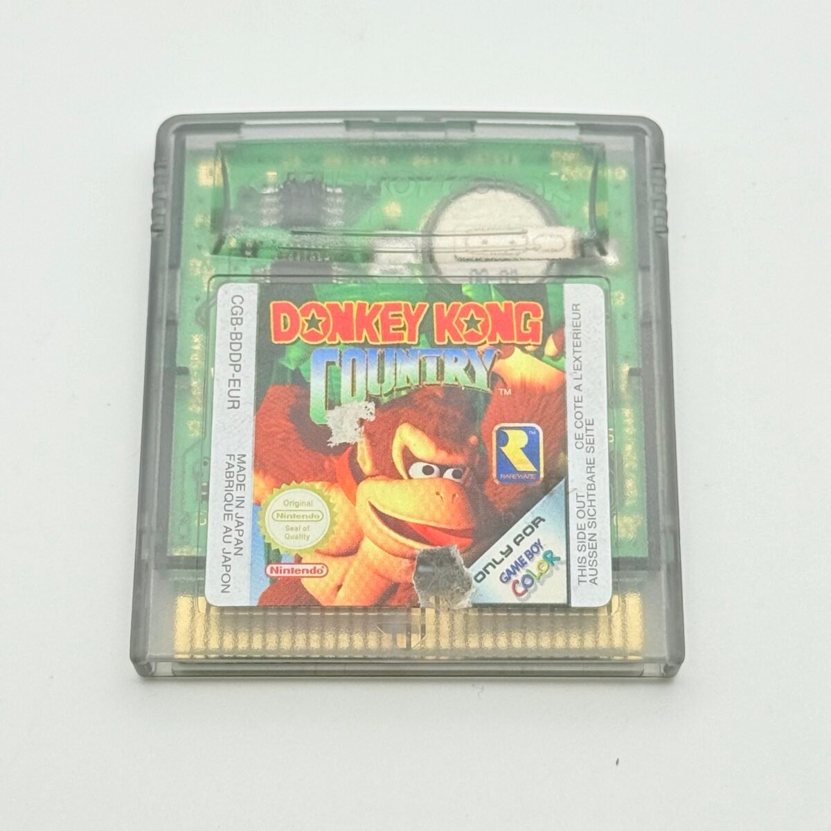 DONKEY KONG COUNTRY - GAME BOY - ORIGINALE - BATTERIA INTERNA OK - ADESIVO MEDIO