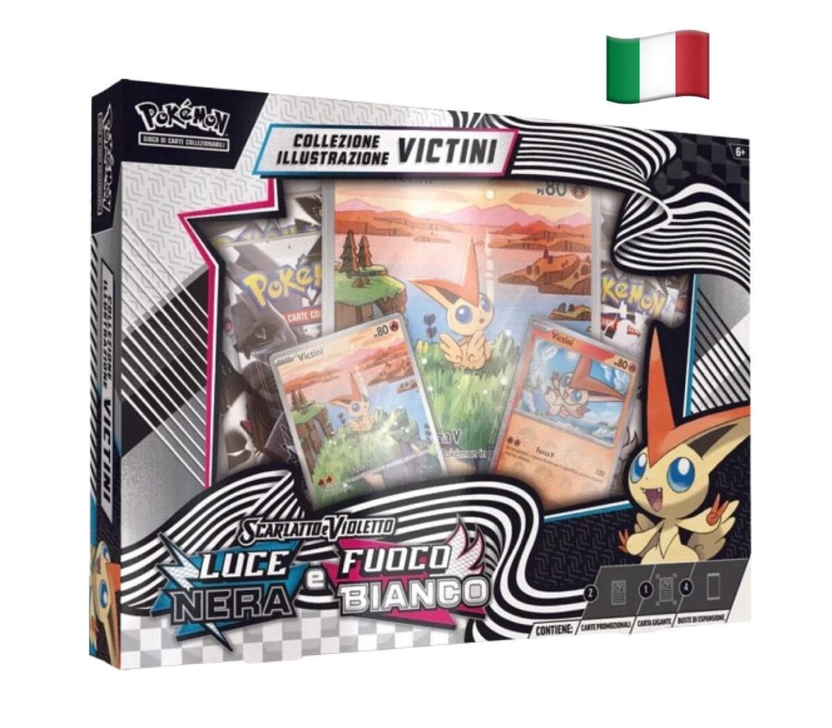 🇮🇹 POKEMON COLLEZIONE VICTINI - FUOCO BIANCO E LUCE NERA - ITA - NUOVO