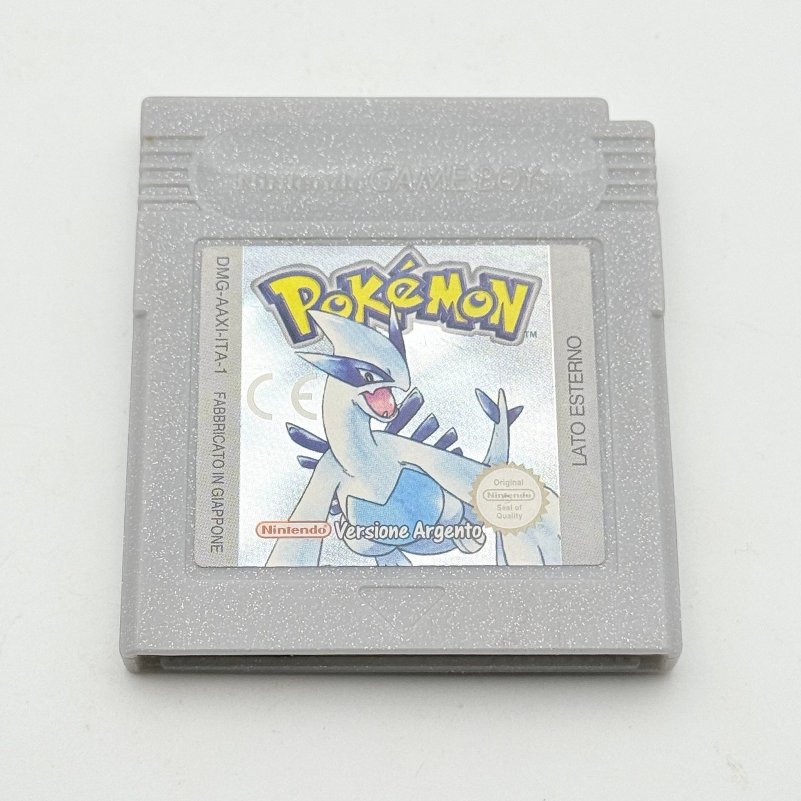 POKEMON ARGENTO GAME BOY - ORIGINALE ITALIANO - BATTERIA NUOVA - ADESIVO PERFETTO