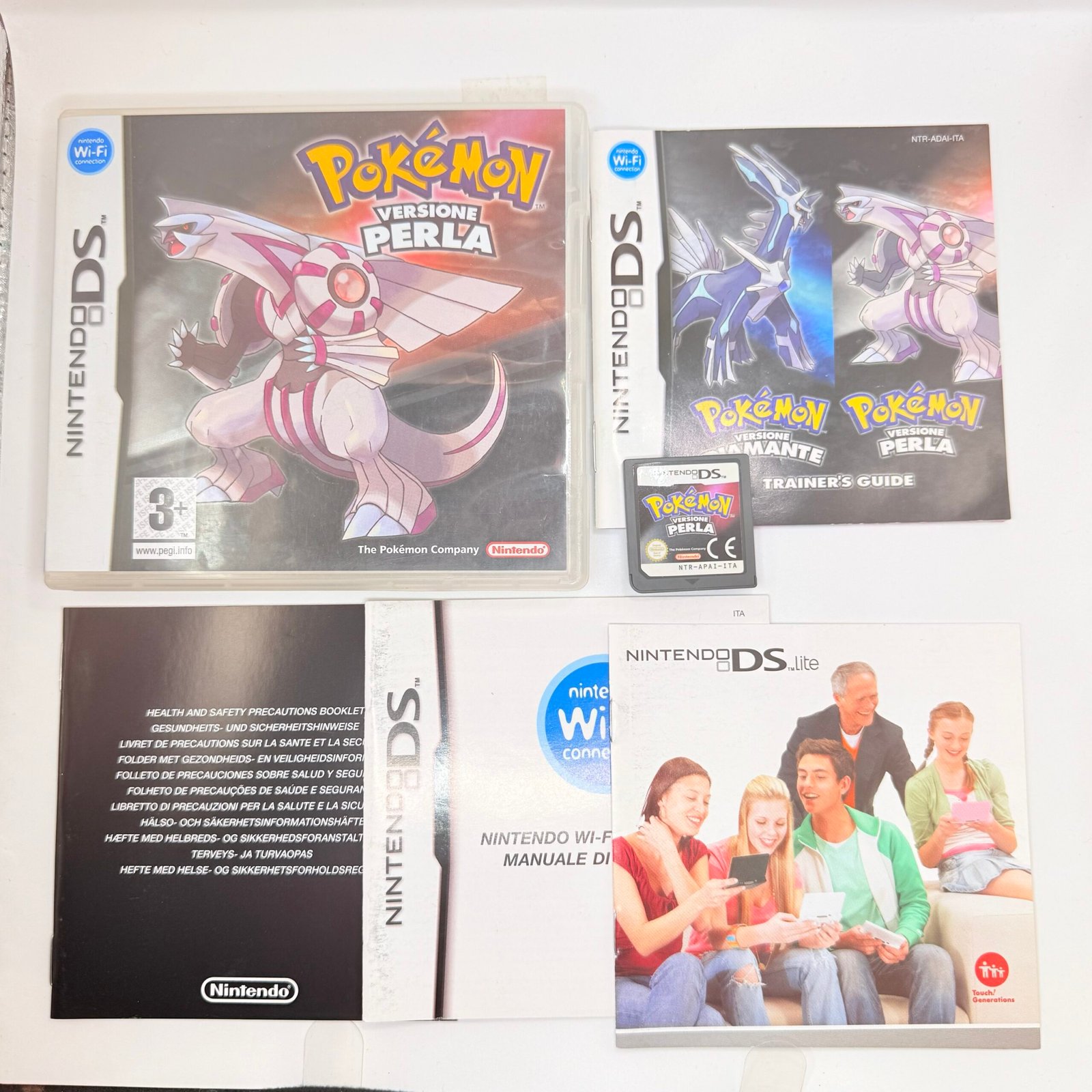 POKEMON PERLA - NINTENDO DS - ORIGINALE ITA - CON SCATOLA E LIBRETTI