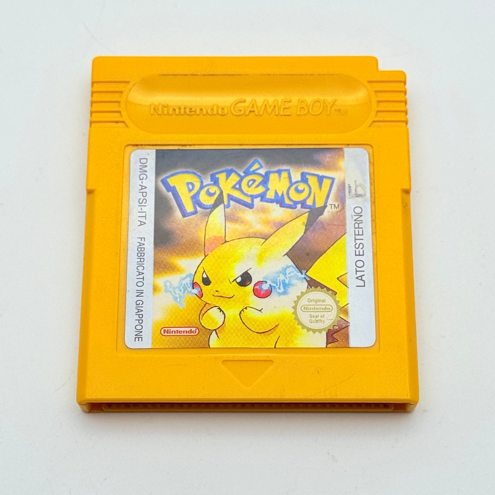 POKÉMON GIALLO GAME BOY - ORIGINALE ITA BATTERIA NUOVA - ADESIVO OTTIMO