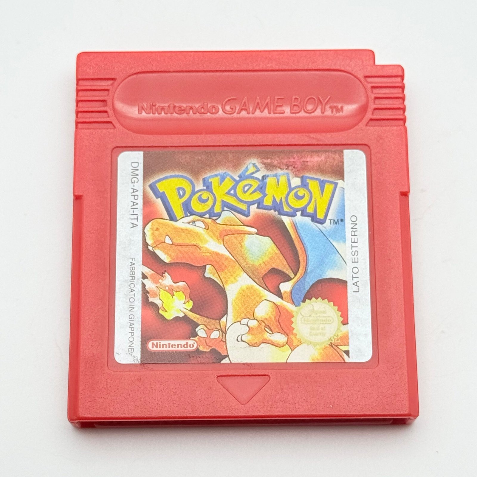 POKÉMON ROSSO GAME BOY - ORIGINALE ITA - BATTERIA ORIGINALE OK- ADESIVO OTTIMO