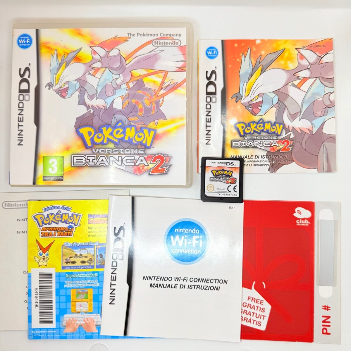 POKÉMON VERSIONE BIANCA 2 - 100% ORIGINALE ITA - 100% COMPLETO - ITALIANO