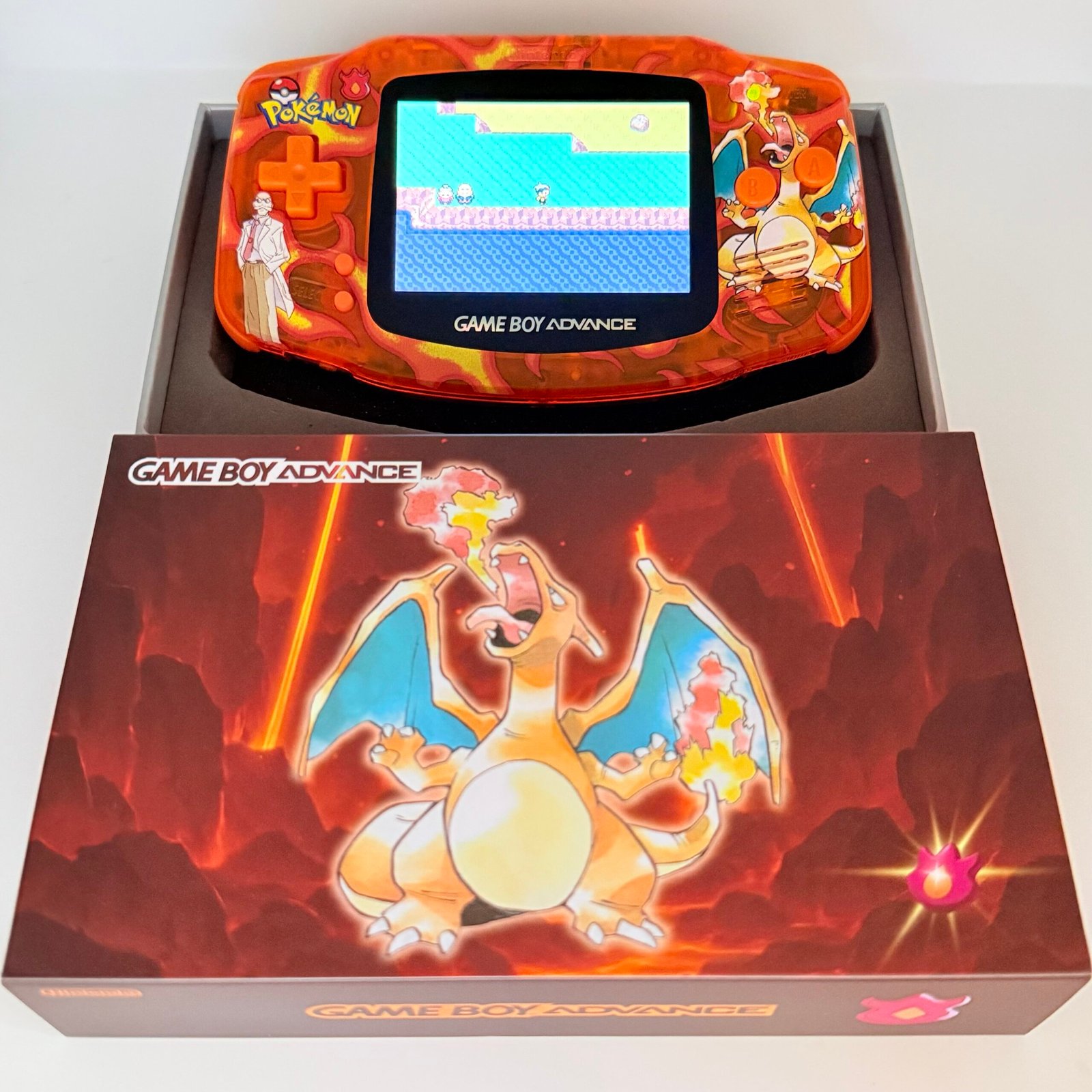 Game Boy Advance - IPS V4 - Blain's Charizard